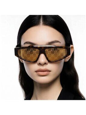 Gucci GG1591s Tortoise Shell Sunglasses 002 New
